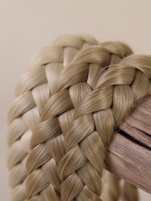 Haarzopf - Aschblond