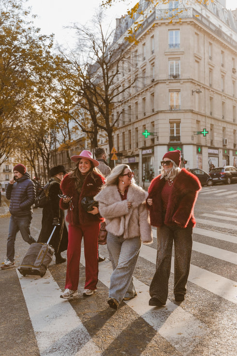 Fake Fur Bordeaux Jack | NOTE: Levertijd 5-7 werkdagen