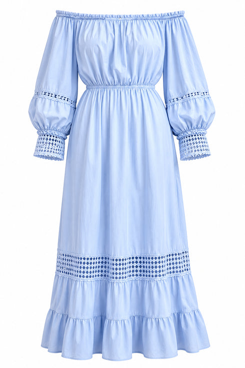 The Marrakesch Dress Light Blue