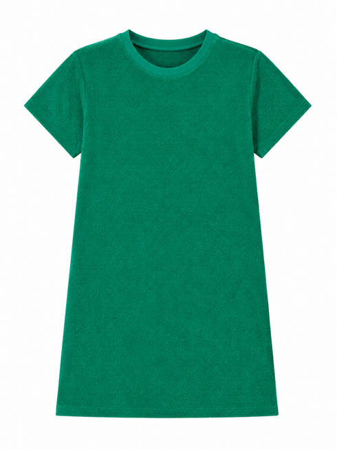 Badstof Dress Basic | NOTE: Levertijd 5-7 werkdagen