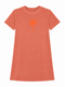 Badstof Dress Palm Velvet Neon Orange | NOTE: Levertijd 5-7 werkdagen