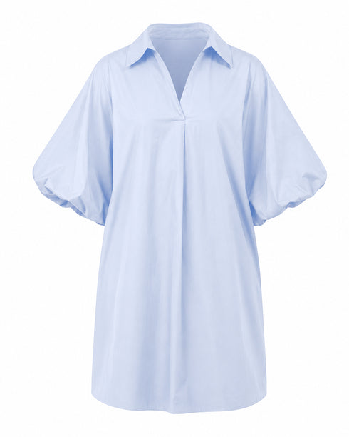 Blouse Dress Light Blue
