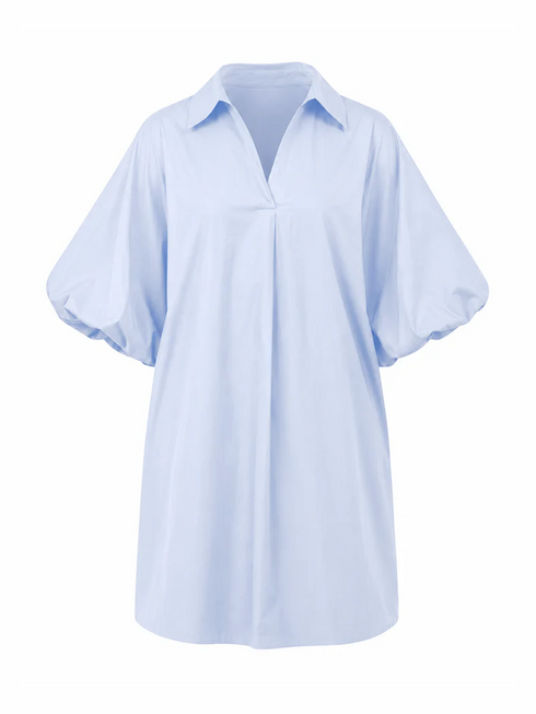 Blouse Dress Light Blue