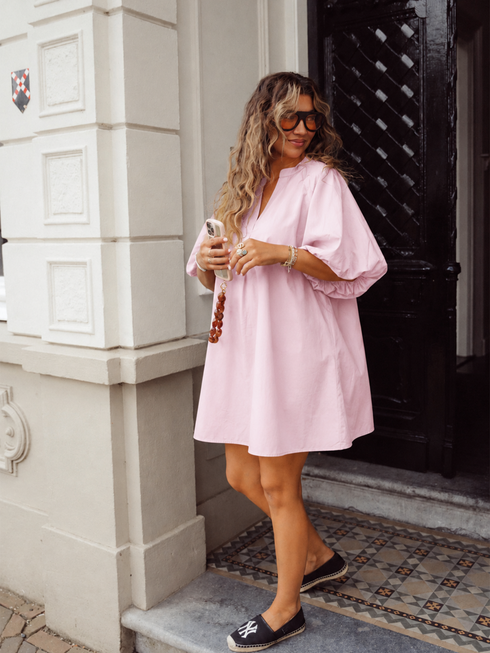 Blouse Dress Light Pink