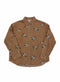 Blouse Flowers Brown