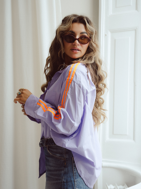 Blouse Orange Stripe