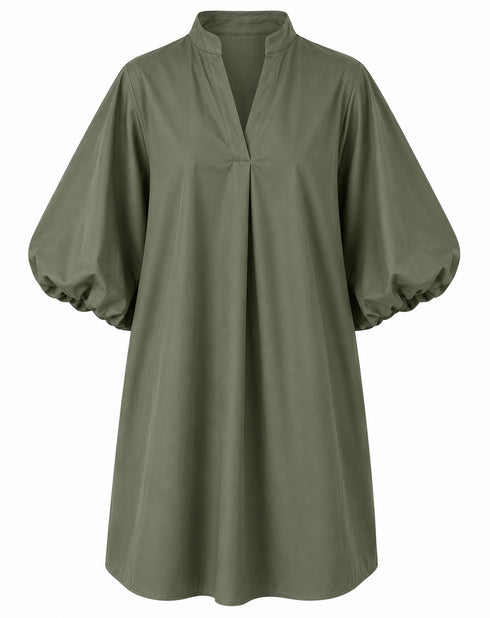 Blouse Dress Army Green