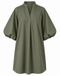 Blouse Dress Army Green