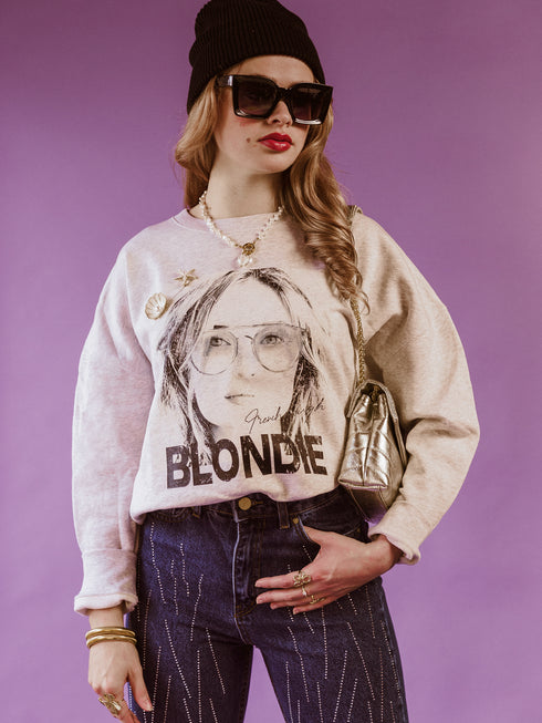 Kastenförmiger Pullover Blondie