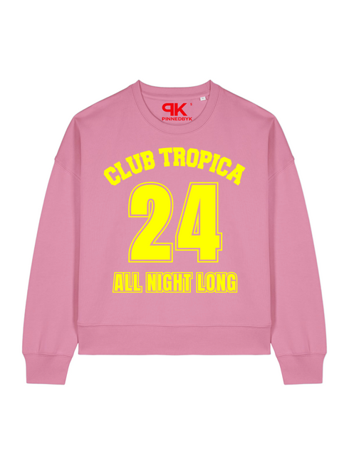 Boxy Sweater Club Tropica Neon Yellow