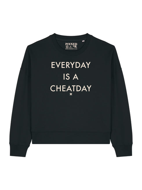 Boxy Sweater Everyday Is A Cheatday Offwhite