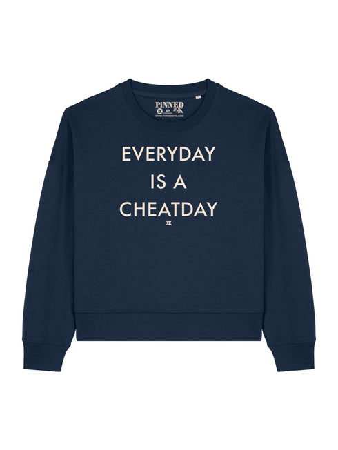 Boxy Sweater Everyday Is A Cheatday Offwhite