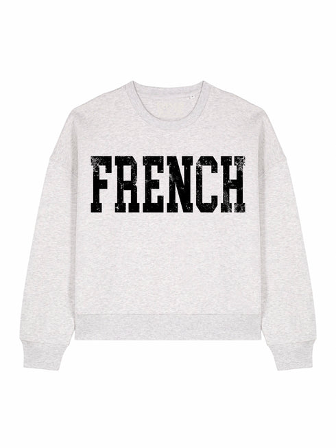 Boxy Sweater French Vintage Black