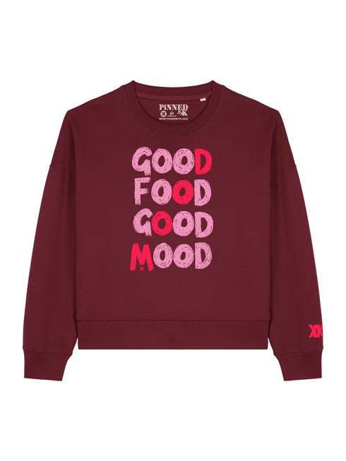Boxy Sweater Good Food Good Mood