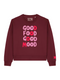 Boxy Sweater Good Food Good Mood