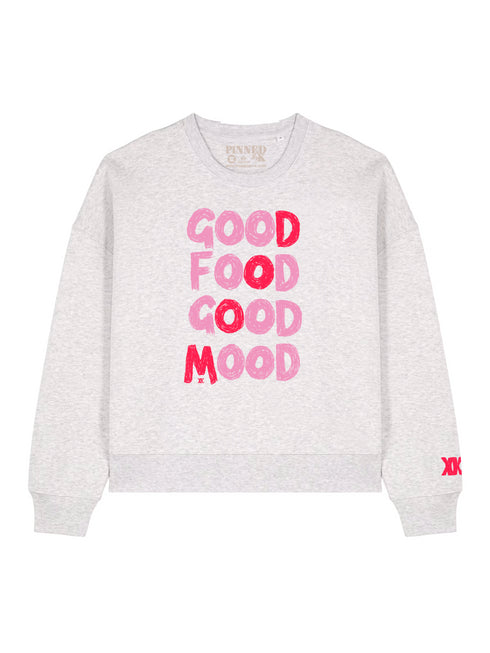 Boxy Sweater Good Food Good Mood