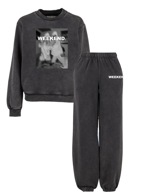 Jogger Washed Straight Leg Weekend Vibes