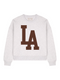 Boxy Sweater Los Angeles Brown
