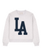 Boxy Sweater Los Angeles Navy Blue