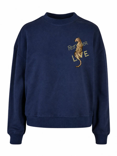 Boxy Sweater Reminder To Live