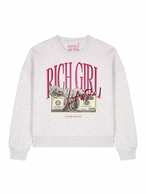 Boxy Sweater Rich Girl Lifestyle