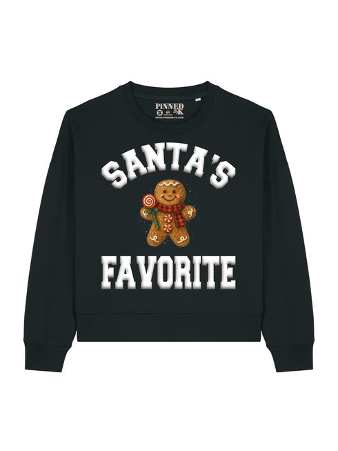 Boxy Sweater Santa's Favorite Beer Puf
