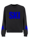 Boxy Sweater Ski Cobalt Velvet