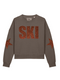 Boxy Sweater Ski Copper Glitter