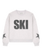 Boxy Sweater Ski Grey Glitter