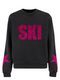 Boxy Sweater Ski Hot Pink Glitter