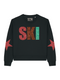 Boxy Sweater Ski Multi Glitter