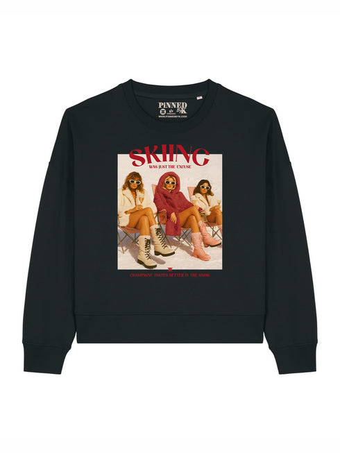 Boxy Sweater Skiing was just the excuse