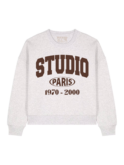 Boxy Sweater Studio Paris Brown