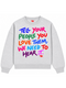 Boxy Sweater Tell Them