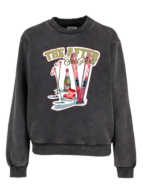 Boxy Sweater The After Ski Party - Washed Grey