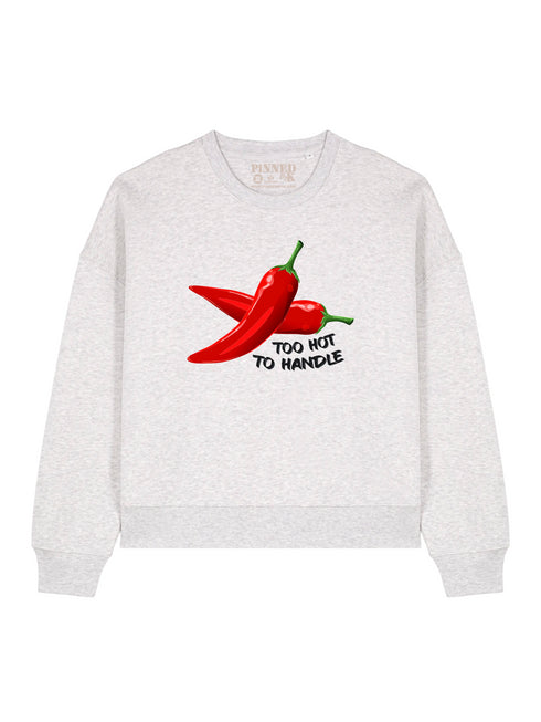 Kastenförmiger Pullover, zu heiß zum Anfassen