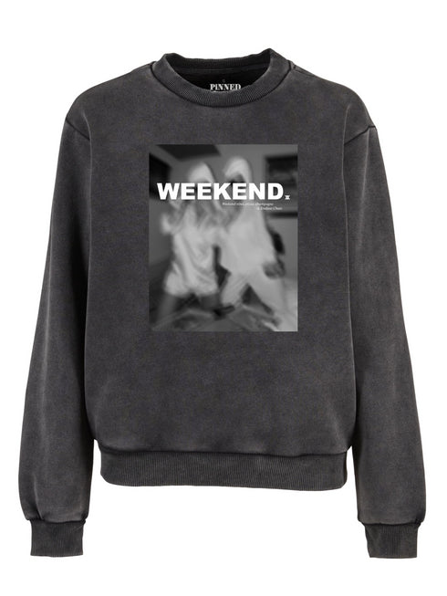 Boxy Sweater Washed Weekend Vibes