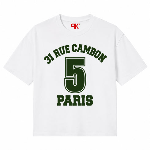 Boxy T-shirt 31 Rue Cambon Green