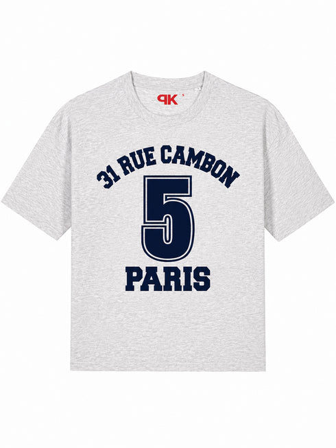 Boxy T-shirt 31 Rue Cambon Navy Blue
