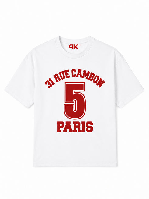 Boxy T-shirt 31 Rue Cambon Red