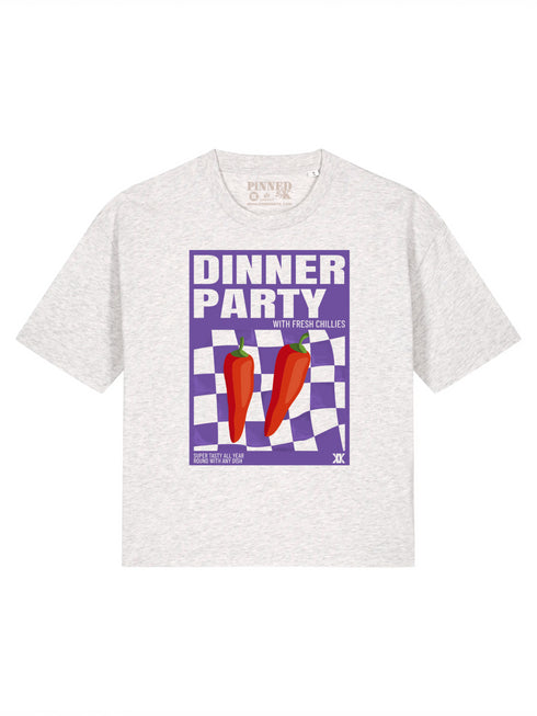 Boxy T-shirt Dinner Party Chillies