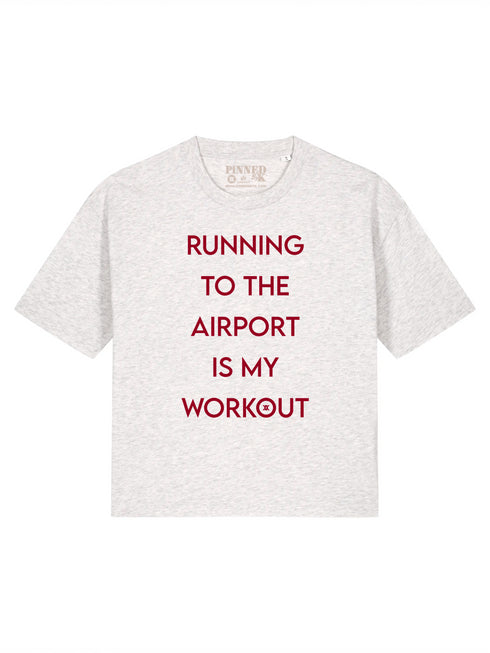Boxy T-shirt Running To The Airport Bordeaux