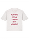 Boxy T-shirt Running To The Airport Bordeaux