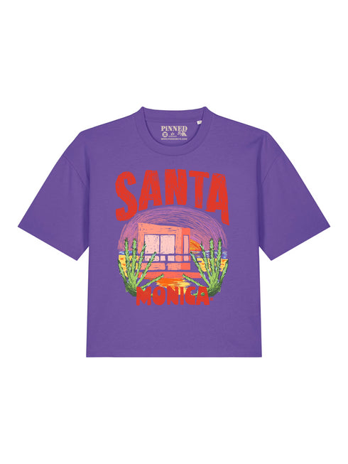 Kastenförmiges T-Shirt Santa Monica