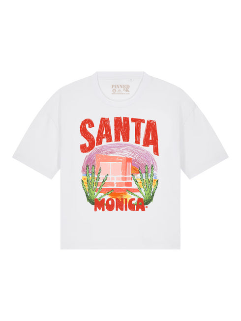 Kastenförmiges T-Shirt Santa Monica