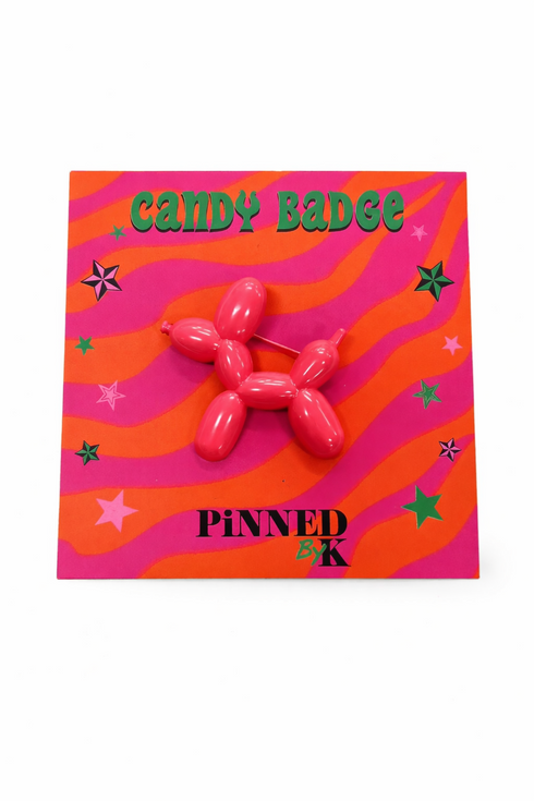 Broche Balloon Dog Pink
