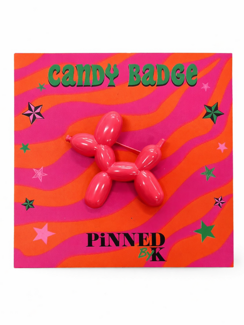 Broche Balloon Dog Pink