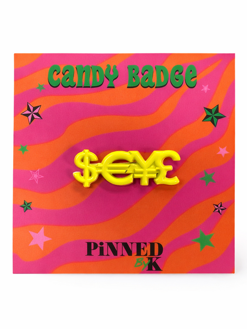 Broche Dollar Yellow