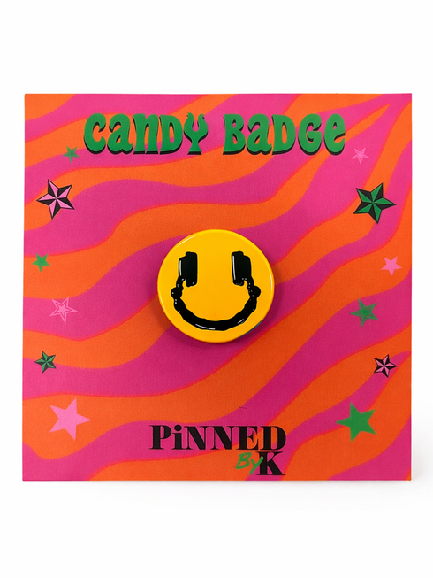 Broche Smiley Yellow