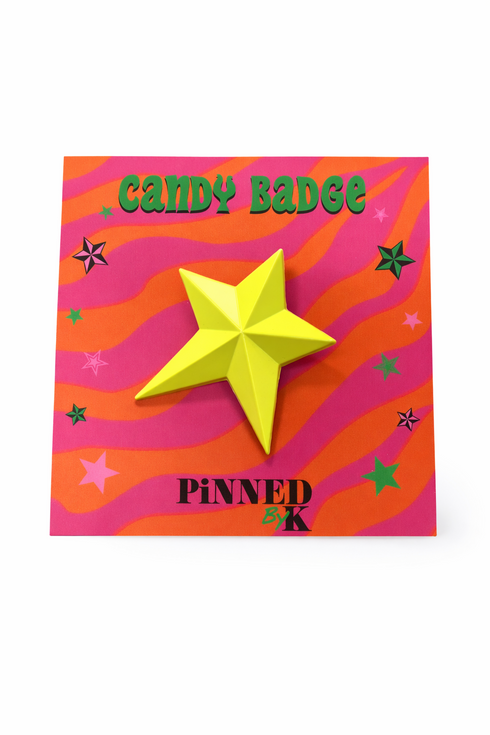 Broche Star Yellow